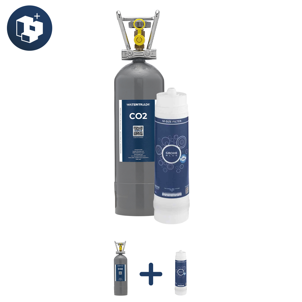 GROHE Blue Pro startsæt. 2 kg CO2 + M filter Bundles