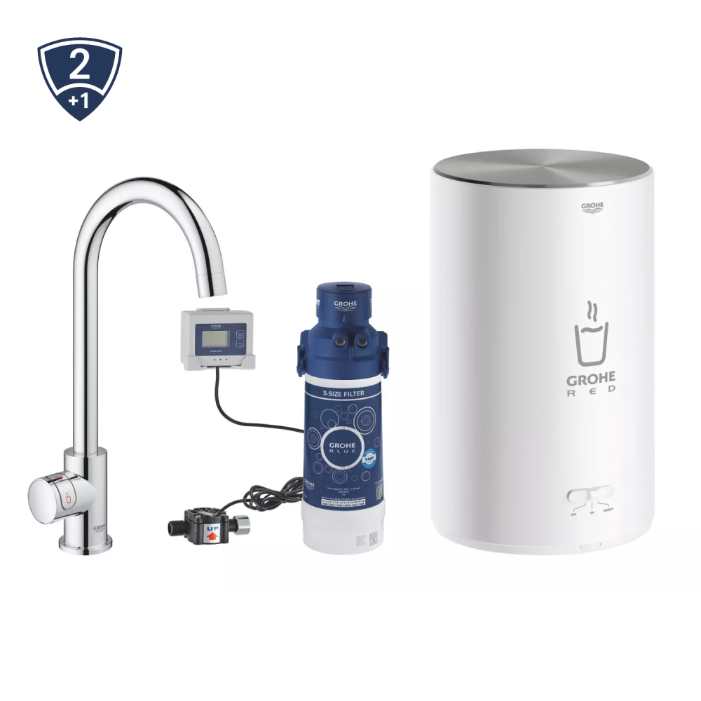 GROHE Red Mono C-tud i Krom med M kedel