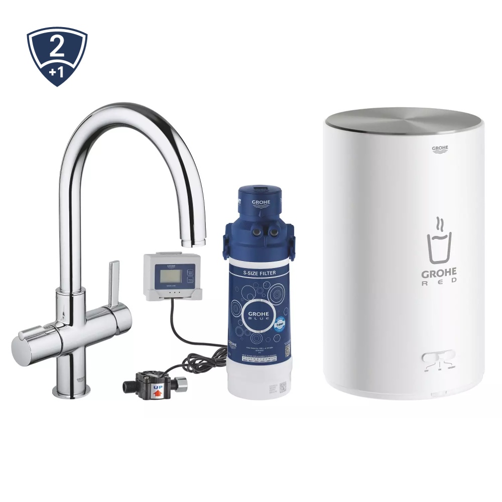 GROHE Red Basic model med C-tud i Krom