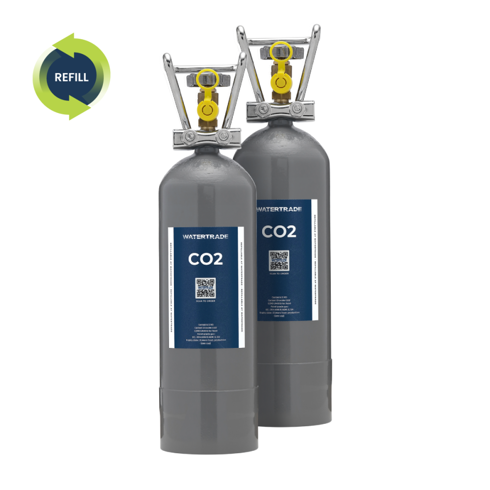 2 kg. Co2 opfyldning - Levering fra dag til dag