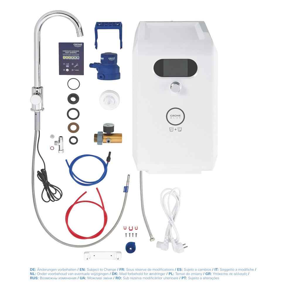 GROHE Blue Professional Mono hane m. C-tud i krom. Inkl. Montering GROHE Blue Pro