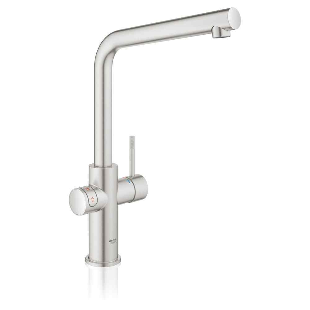 GROHE Red Duo - L-tud - Str. M - Supersteel GROHE Red Anlæg