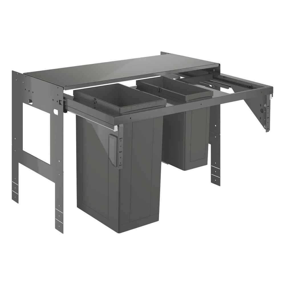 Affaldsspand 90cm, 29+11L Affaldssorteringssystem